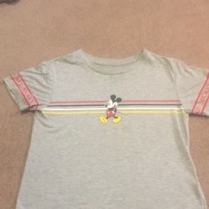 Mickey Mouse Disney grey top